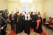 Святейший Патриарх Кирилл встретился с маронитским Патриархом Бeшарой Бутросом ар-Раи