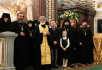 Slujirea Patriarhului Kiril în catedrala 'Hristos Mântuitorul' în ajunul aniversării a 65 de ani de la naşterea sa