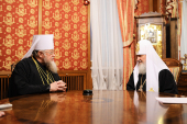 Зустріч Святішого Патріарха Кирила з Блаженнішим Митрополитом Варшавським і всієї Польщі Савою