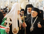 Preafericitul Patriarh Ignatie al Antiohiei şi al Întregului Orient: Vizita Preafericitului Patriarh Kiril în spaţiul Bisericii Ortodoxe din Antiohia a fost ca un sprijin adus comunităţilor creştine din Siria şi Liban