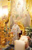 Slujirea Patriarhului Kiril în mănăstirea 'Acoperământului Maicii Domnului' din Moscova. Hirotonia arhimandritului Irineu (Tafunea) în treapta de episcop de Orsk şi Gai