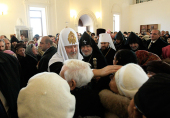 Святейший Патриарх Кирилл посетил русский храм в честь Покрова Божией Матери в Ереване