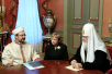 Встреча Святейшего Патриарха Кирилла с председателем Управления по делам религий при Правительстве Турции М. Гёрмезом