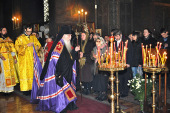 În incinta reprezentanţei Bisericii Ortodoxe Ruse din Sofia a fost săvârşită pomenirea arhiepiscopului Serafim (Sobolev)
