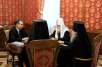 Встреча Святейшего Патриарха Кирилла с губернатором Курганской области О.А. Богомоловым