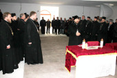 Председатель Отдела внешних церковных связей посетил строящийся кафедральный собор в Кошице и встретился с духовенством Михаловско-Кошицкой епархии