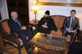 Председатель Отдела внешних церковных связей встретился с министром иностранных дел Греции