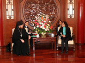 În cadrul vizitei sale în China vicepreşedintele Departamentului pentru Relaţii Externe Bisericeşti s-a întâlnit la Pekin cu reprezentanţii organizaţiilor de stat şi ai celor religioase