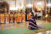 Slujire Patriarhală în ziua de pomenire a Sfintei Mare Muceniţe Varvara. Hirotonia arhimandritului Tarasie (Vladimirov) în treapta de episcop pentru catedra de Balaşov și Rtișcevo.