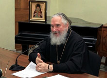 Выступление председателя Издательского Совета Русской Православной Церкви на отчетном заседании Научно-редакционного совета по изданию Полного собрания творений святителя Феофана Затворника