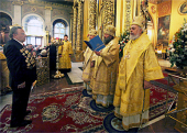 Stareţul Lavrei Pecerska din Kiev i-a înmânat starostelui Catedralei Botezului Domnului nostru Iisus Hristos din Elohovo distincţia supremă a Bisericii Ortodoxe Ucrainene