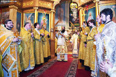 Управляющий Патриаршими приходами в США архиепископ Юстиниан возглавил торжества по случаю престольного праздника в Свято-Николаевском соборе в Нью-Йорке