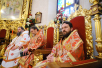Божественная литургия в Спасо-Преображенском соборе г. Донецка