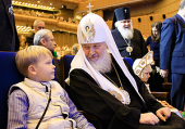 Întâistătătorul Bisericii Ruse a vizitat festivitatea de Crăciun din Kremlinul Moscovei
