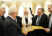 Preafericitul Patriarh Kiril s-a întâlnit cu Şeful Administraţiei Naţionale Palestiniene Mahmud Abbas