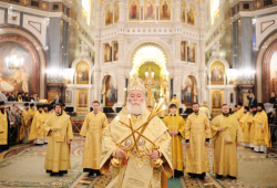 В неделю по Богоявлении Блаженнейший Патриарх Феодор, Святейший Патриарх Кирилл и Блаженнейший Митрополит Христофор совершили Божественную литургию в Храме Христа Спасителя В неделю по Богоявлении Блаженнейший Патриарх Феодор, Святейший Патриарх Кирилл и Блаженнейший Митрополит Христофор совершили Божественную литургию в Храме Христа Спасителя