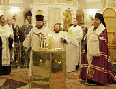 În catedrala Hristos Mântuitorul a fost săvârşită o panihidă pentru V.S. Cernomârdin