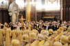 Божественная литургия в Храме Христа Спасителя в третью годовщину интронизации Святейшего Патриарха Кирилла