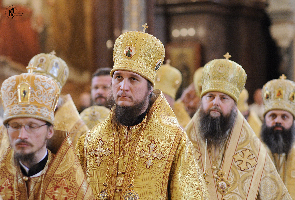 Sfânta Liturghie în catedrala Hristos Mântuitorul la a treia aniversare de la întronizarea Peafericitului Patriarh Kiril