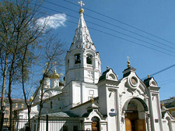 Патриаршее служение в неделю о мытаре и фарисее в храме Преображения Господня на Песках
