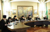 Святейший Патриарх Кирилл возглавил работу очередного заседания Высшего Церковного Совета Русской Православной Церкви