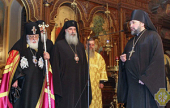 În cadrul pelerinajului în Ţara Sfântă, Întâistătătorul Bisericii Ortodoxe Georgiene a vizitat Misiunea duhovnicească rusă