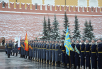 Возложение Святейшим Патриархом Кириллом венка к могиле Неизвестного солдата у Кремлевской стены в День защитника Отечества