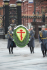 Возложение Святейшим Патриархом Кириллом венка к могиле Неизвестного солдата у Кремлевской стены в День защитника Отечества