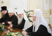 Встреча Святейшего Патриарха Кирилла с Президентом Киргизии А.Ш. Атамбаевым
