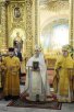 Slujire Patriarhală la catedrala Arătarea Domnulu în ziua prăznuirii icoanei Maicii Domnului Iverskaia. Hirotonia arhimandritului Iacov (Tislenko) în episcop de Narian-Mar