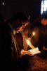 Slujire Patriarhală în marţea din prima săptămână a Postului Mare. Citirea canonului sfântului Andrei Criteanul la mănăstirea stavropighială Novospasski