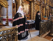 Predica Preafericitului Patriarh Kiril după liturghia Darurilor mai înainte Sfinţite în ziua de vineri a primei săptămâni din Postul cel Mare, ţinută în lavra Sfânta Treime a sfântului Serghie