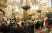 Патріарше служіння в Успенському соборі Кремля в день святкування 400-річчя преставлення священномученика Єрмогена