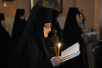 Патриаршее служение в Покровском ставропигиальном женском монастыре в пятницу первой седмицы Великого поста