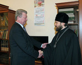 Голова Відділу зовнішніх церковних зв'язків відвідав Адміністрацію Президента Республіки Білорусь