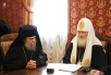 Întâlnirea Preafericitului Patriarh Kiril cu delegaţia Patriarhiei de la Ierusalim