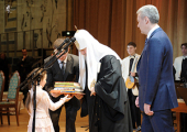 Preafericitul Patriarh Kiril şi primarul Moscovei S.S. Sobeanin au participat la sărbătorirea Zilei cărţii ortodoxe la catedrala Hristos Mântuitorul