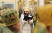 Slujire Patriarhală la catedrala Sfânta Treime de la mănăstirea sfântul Daniil în ziua pomenirii sfântului binecredinciosului cneaz Daniil al Moscovei. Hirotonia arhimandritului Teodosie (Ceaşcin) în episcop de Kainsk
