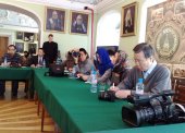 Jurnalişti din China au vizitat lavra Sfânta Treime a cuviosului Serghie