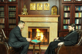 Митрополит Волоколамский Иларион встретился с министром иностранных дел Сербии В. Еремичем
