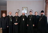 Митрополит Астанайский Александр встретился с апостольским нунцием в Казахстане архиепископом Мигелем Маури Буэндиа