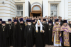 Slujire Patriarhală în duminica a 5-a a Postului Mare la biserica sfântului ierarh Nicolae din cartierul Kuzneţk. Hirotonia arhimandritulul Nichifor (Foteev) în treapta de episcop de Otradnâi
