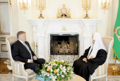 Святіший Патріарх Кирил зустрівся з президентом ВАТ «РЖД» В.І. Якуніним