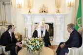 Preafericitul Patriarh Kiril a primit vizita conducătorilor din Karaciai-Cerchezia şi Kabardino-Balkaria
