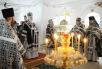 Патриаршее служение в Малом соборе Донского монастыря в Великий понедельник