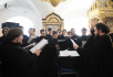 Патриаршее служение в Малом соборе Донского монастыря в Великий понедельник