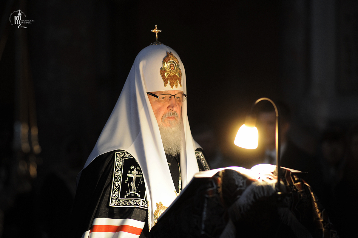 Утреня в Иоанно-Предтеченском ставропигиальном монастыре в канун Великого вторника