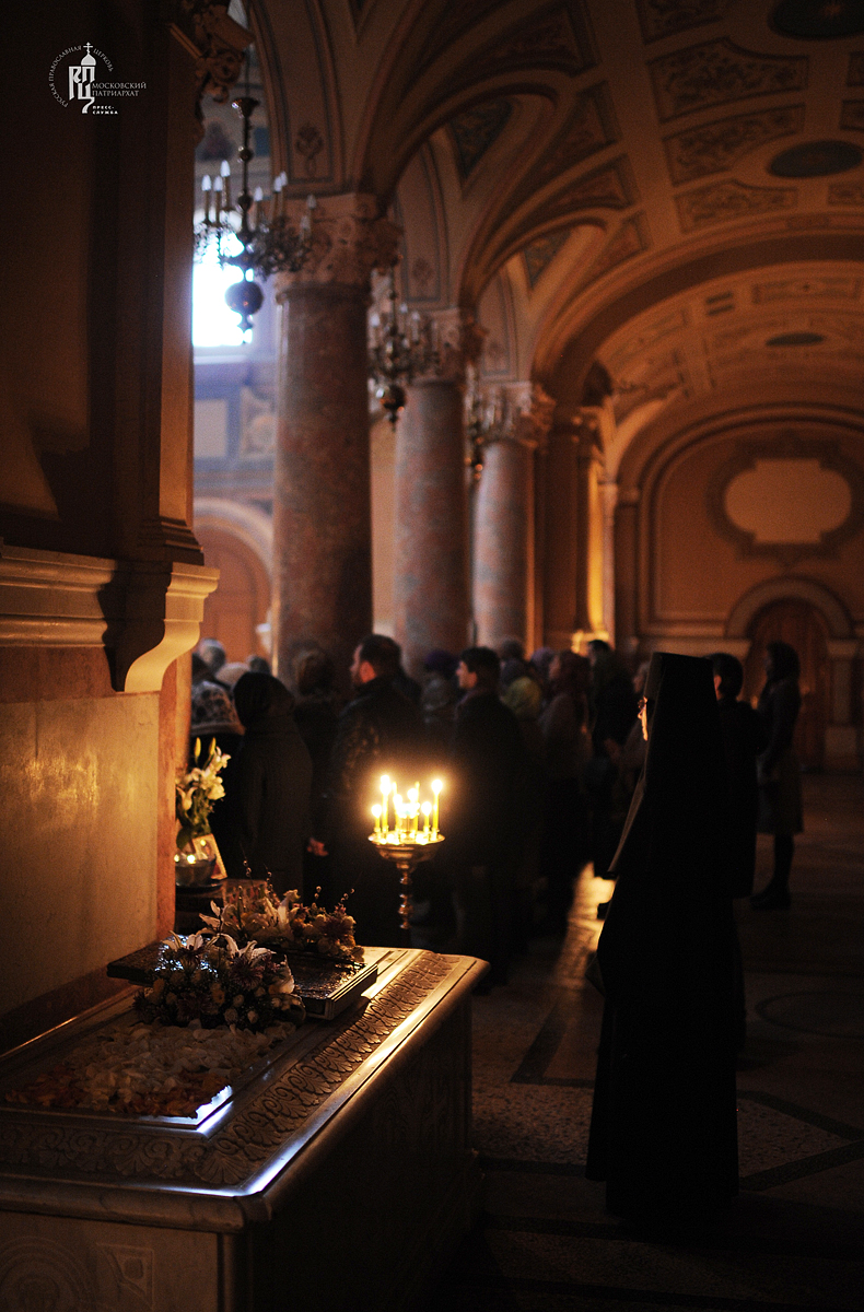 Утреня в Иоанно-Предтеченском ставропигиальном монастыре в канун Великого вторника