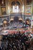 Vecernia mare în ziua prăznuirii Sfintei Învieri a lui Hristos la catedrala Hristos Mântuitorul