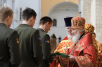 Патріарше служіння в Успенському соборі Московського Кремля у понеділок Світлої седмиці